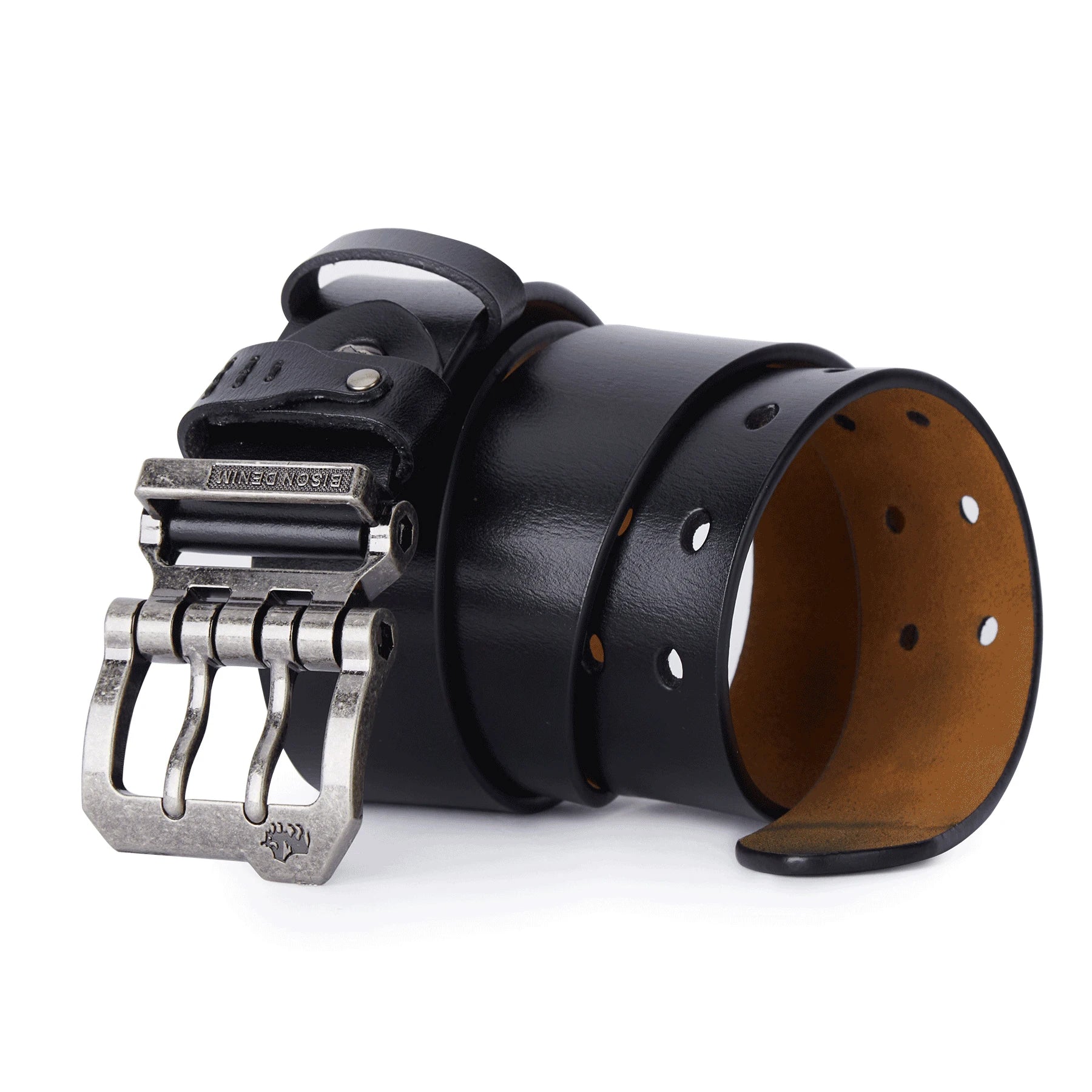 Cinto Masculino de Couro Romenzi Bison RZ472