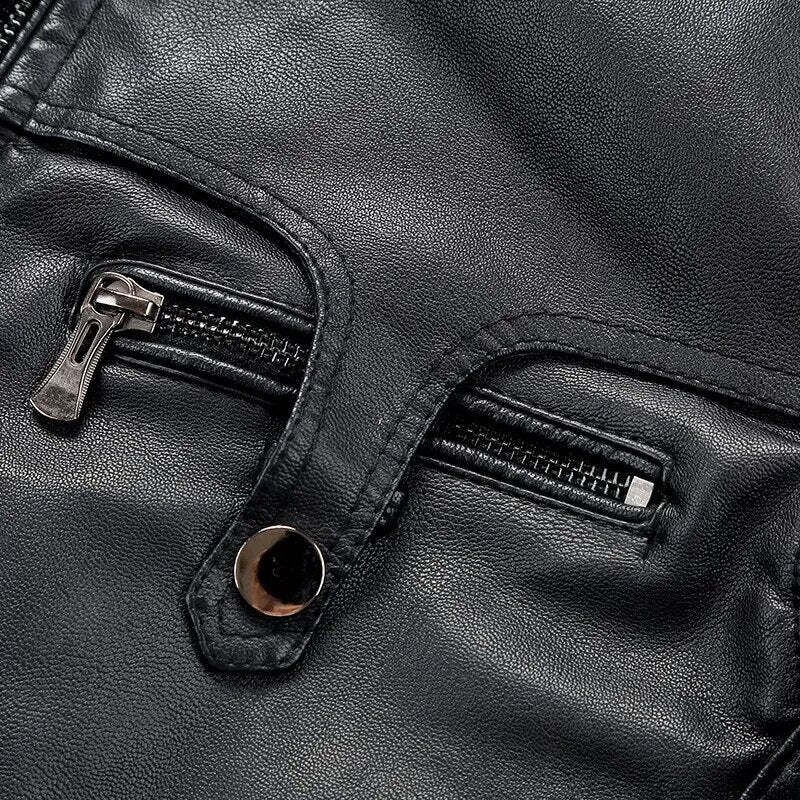 Jaqueta Masculina de Couro Romenzi RZ140