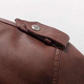 Jaqueta Masculina de Couro Original Romenzi RZ125