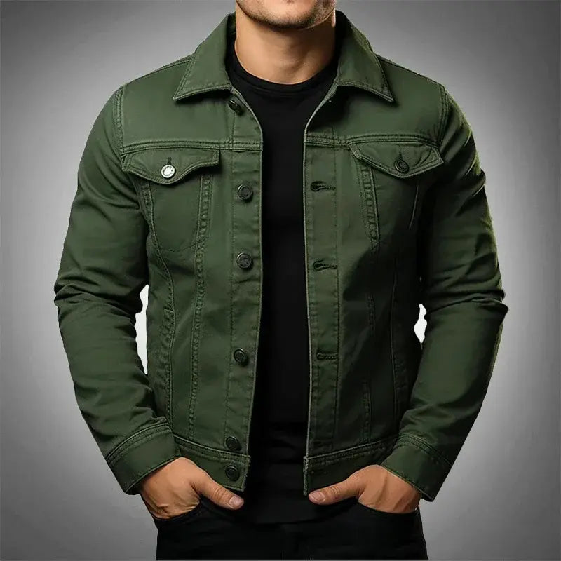Jaqueta Jeans Masculina Slim Romenzi RZ021
