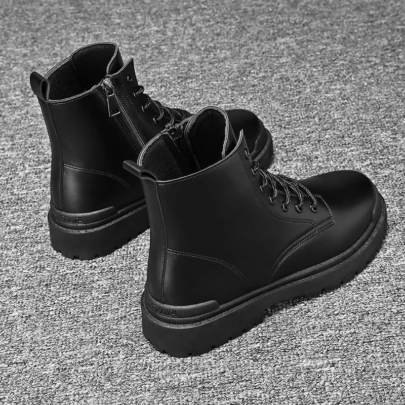Bota Masculina de Couro Romenzi RZ283