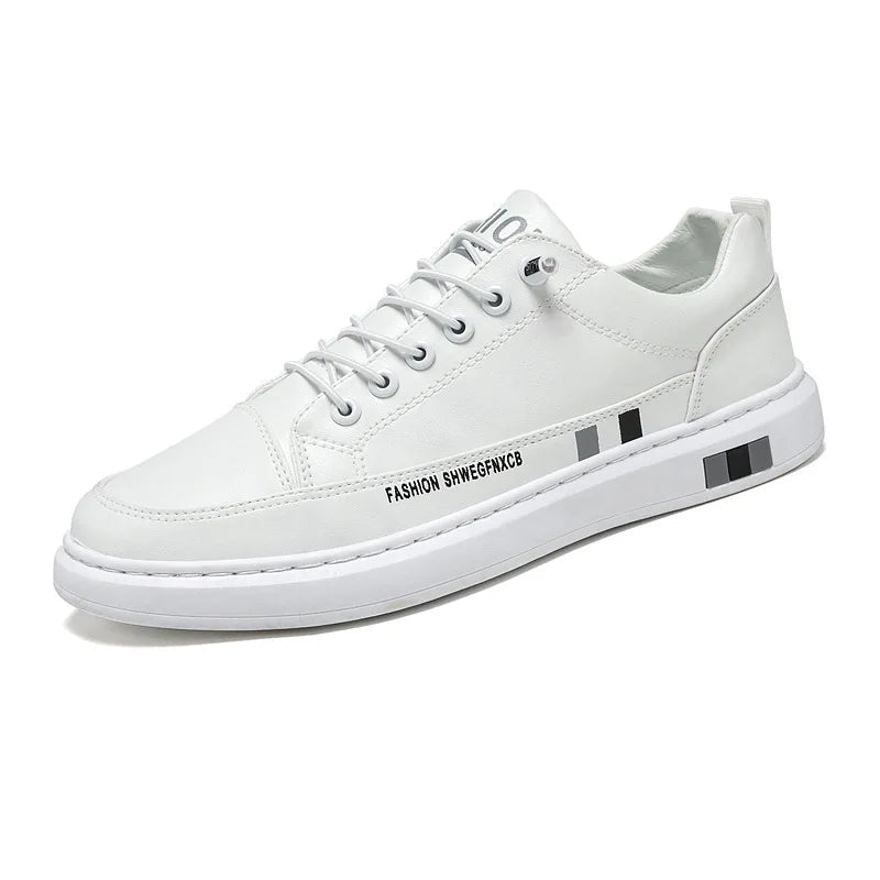 Tênis Masculino de Couro Fashion Romenzi RZ331