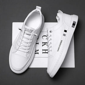 Tênis Masculino de Couro Fashion