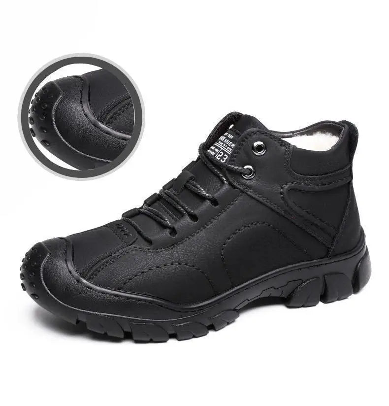Bota Masculina de Couro Romenzi RZ282