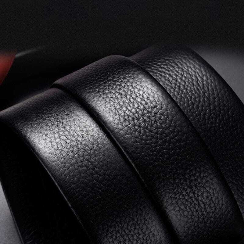 Cinto Masculino de Couro com Fivela Automática Romenzi RZ342
