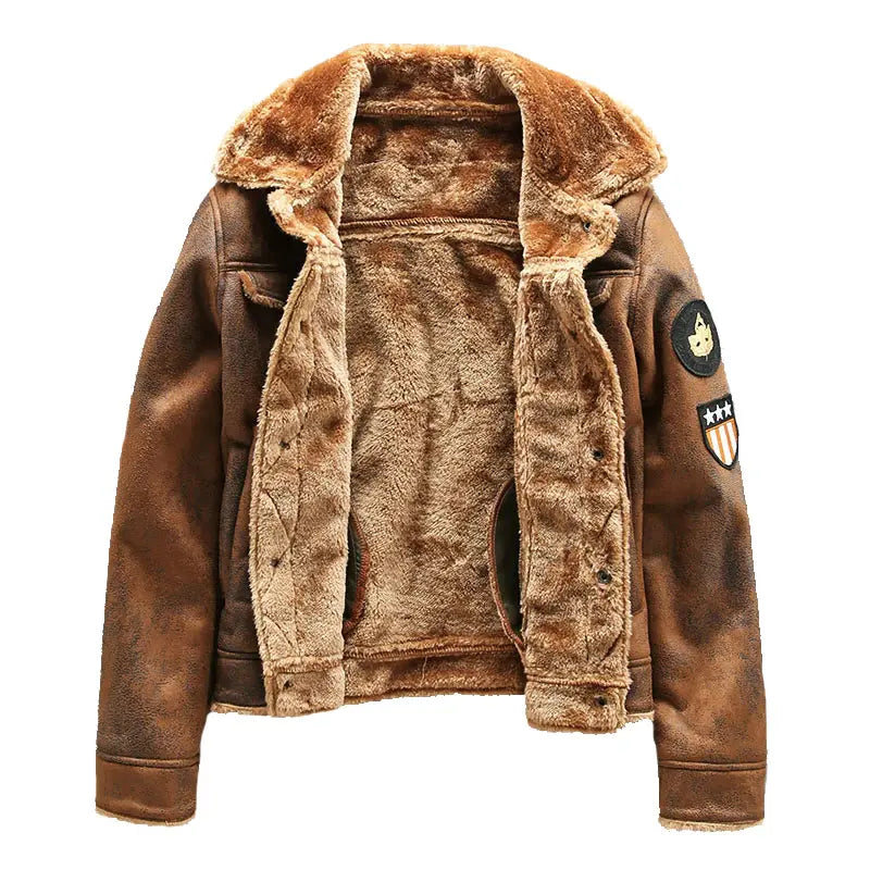 Jaqueta Masculina de Couro Romenzi Harbe RZ119