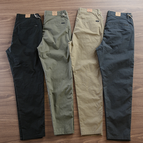 Calça Reta Masculina em Sarja - (COMPRE 1 LEVE 4)