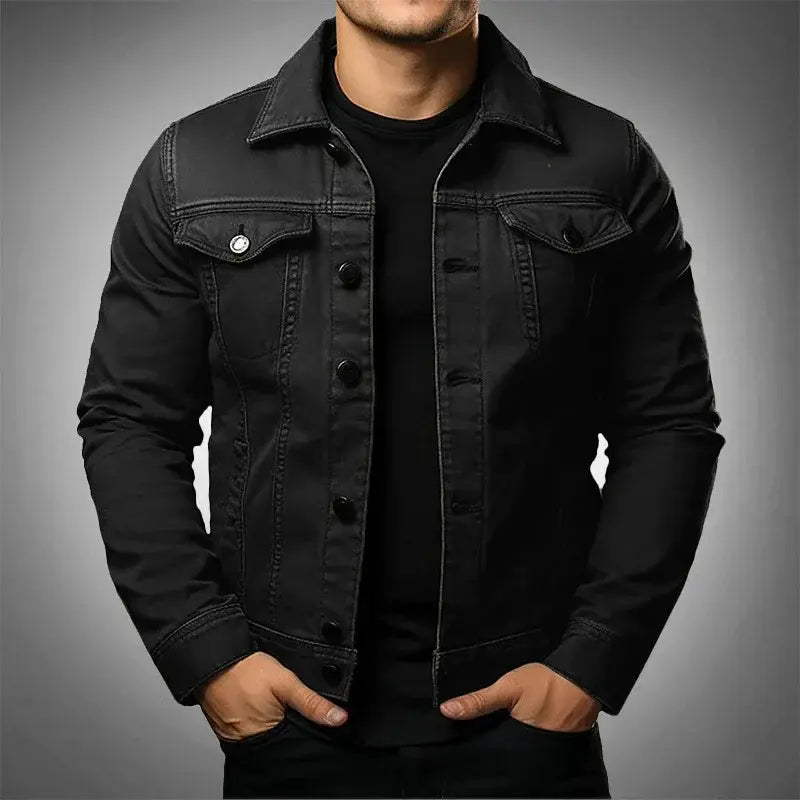 Jaqueta Jeans Masculina Slim Romenzi RZ021