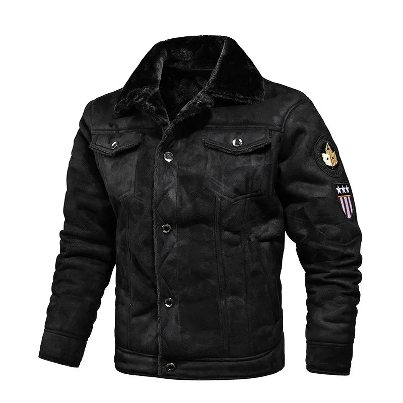 Jaqueta Masculina de Couro Romenzi Harbe RZ119