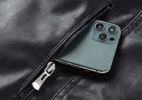 Jaqueta Masculina de Couro Romenzi RZ140