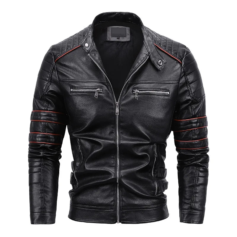 Jaqueta Masculina de Couro Romenzi RZ130