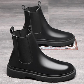 Bota Masculina Chelsea de Couro Romenzi RZ328