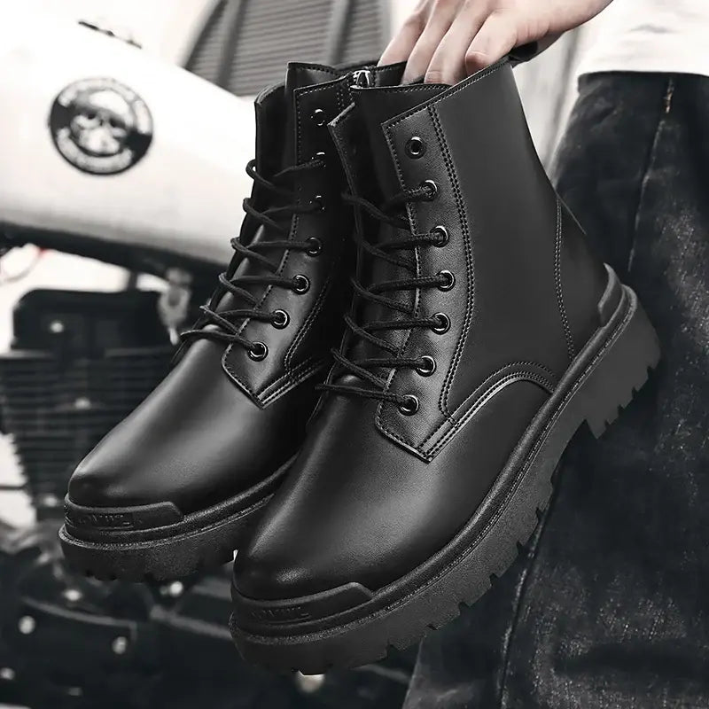 Bota Masculina de Couro Romenzi RZ283