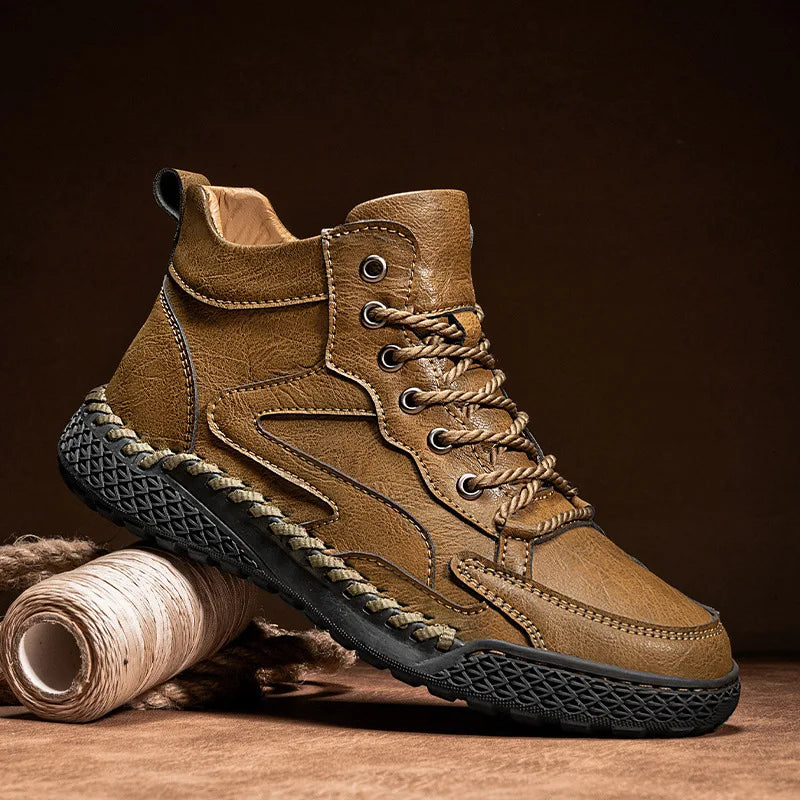 Bota Masculina de Couro Romenzi RZ294