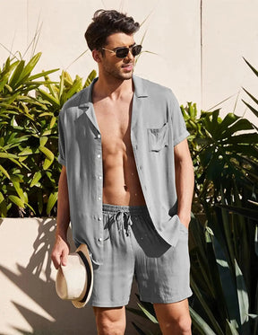 Conjunto de Linho Sunset | Short e Camisa