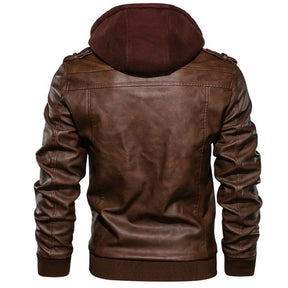 Jaqueta Masculina de Couro Original Romenzi RZ125