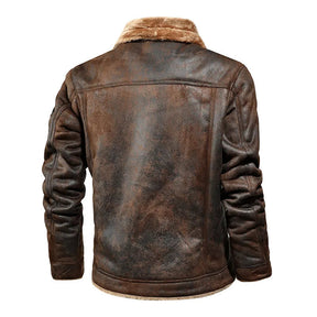 Jaqueta Masculina de Couro Romenzi Harbe RZ119