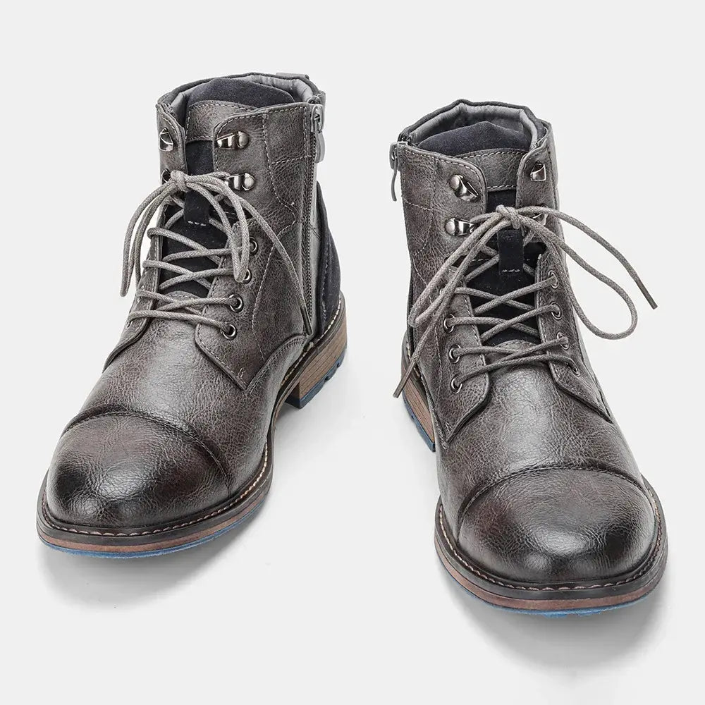 Bota Masculina de Couro Romenzi RZ284