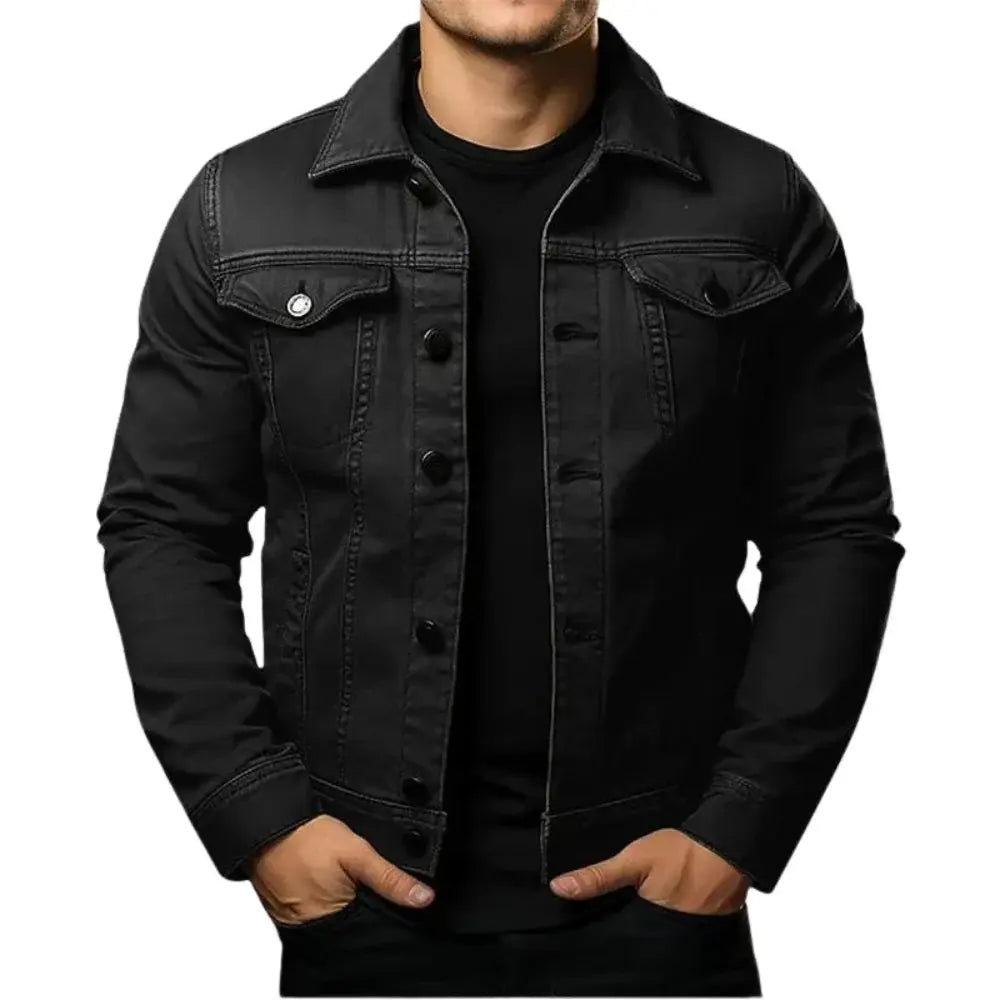 Jaqueta Jeans Masculina Slim Romenzi RZ021