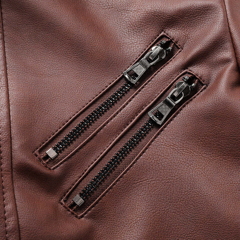Jaqueta Masculina de Couro Original Romenzi RZ125