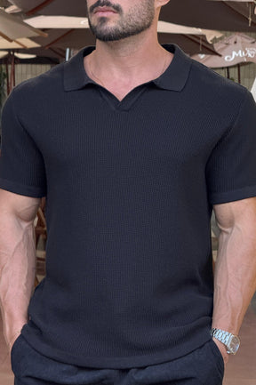 Camiseta Polo Old Money Tricot Texturizada - Up