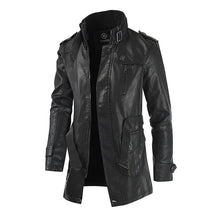 Jaqueta Longa de Couro Masculina Romenzi RZ118