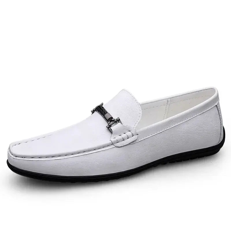 Mocassim Masculino de Couro Romenzi RZ299