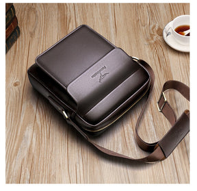 Bolsa Masculina lateral de Couro Forms