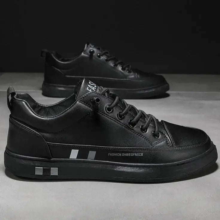Tênis Masculino de Couro Fashion Romenzi RZ331