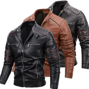 Jaqueta Masculina de Couro Romenzi RZ130