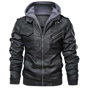 Jaqueta Masculina de Couro Original Romenzi RZ125