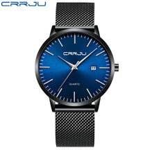 Relógio Masculino Ultra Fino CRRJU à Prova D'Água