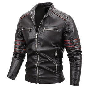 Jaqueta Masculina de Couro Romenzi RZ130