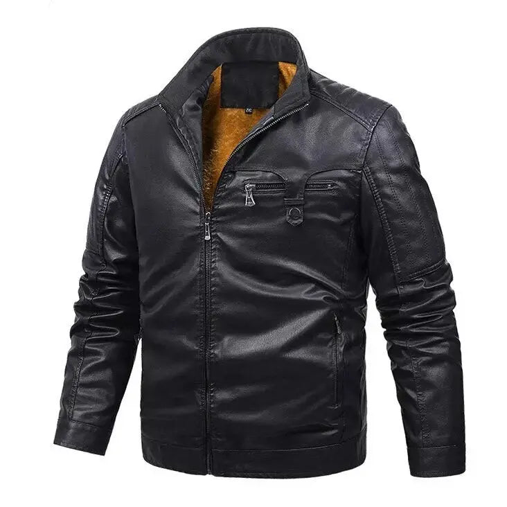 Jaqueta Masculina de Couro Romenzi RZ140