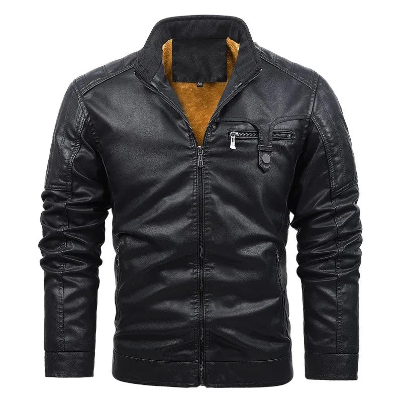Jaqueta Masculina de Couro Romenzi RZ140