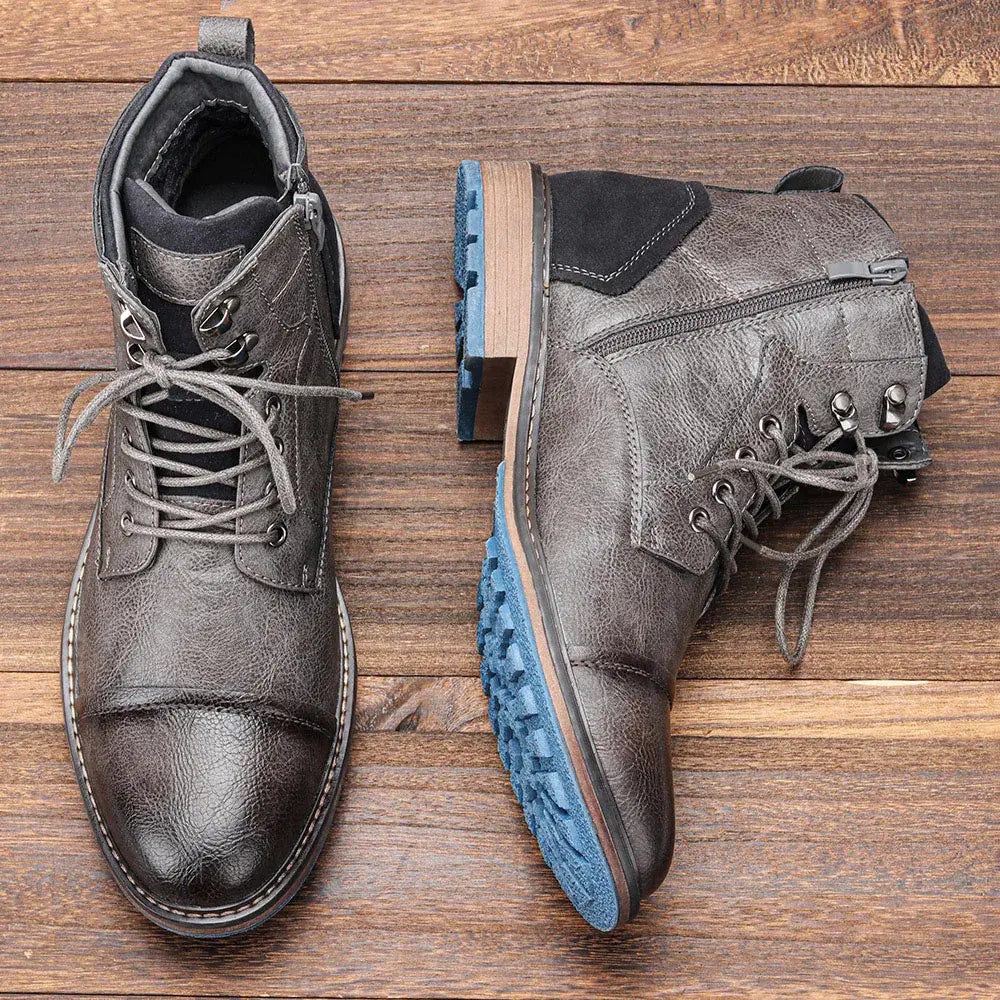 Bota Masculina de Couro Romenzi RZ284