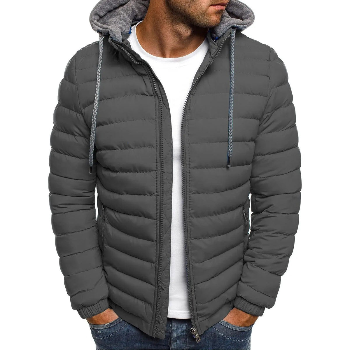 Jaqueta Masculina com Capuz Romenzi RZ137