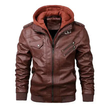 Jaqueta Masculina de Couro Original Romenzi RZ125