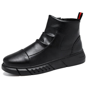 Bota Masculina Chelsea de Couro Romenzi RZ296