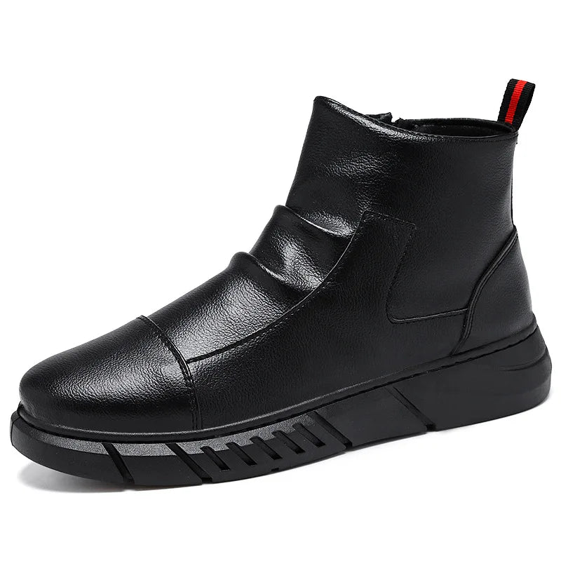 Bota Masculina Chelsea de Couro Romenzi RZ296