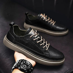 Tênis Masculino de Couro Romenzi RZ330