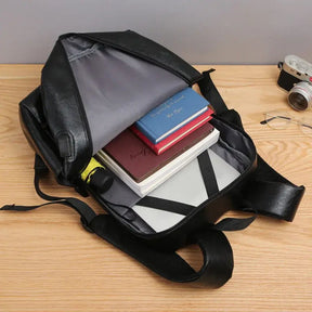 Mochila Executiva em Couro Romenzi Munich RZ075