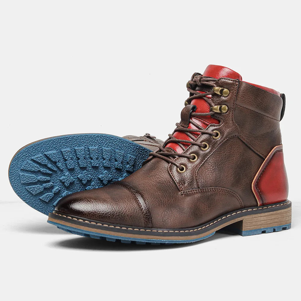 Bota Masculina de Couro Romenzi RZ284