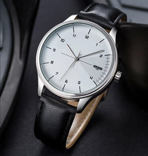 Relógio Masculino de Couro Yazole - Elegância e Estilo
