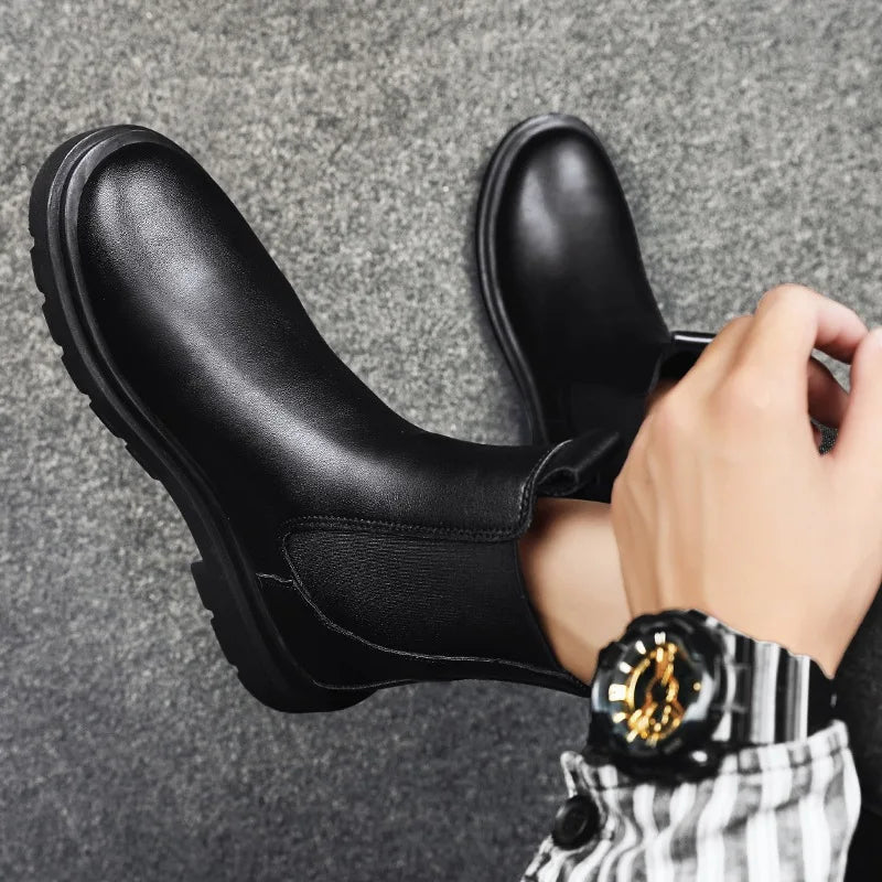 Bota Masculina Cano Alto Chelsea Romenzi RZ278